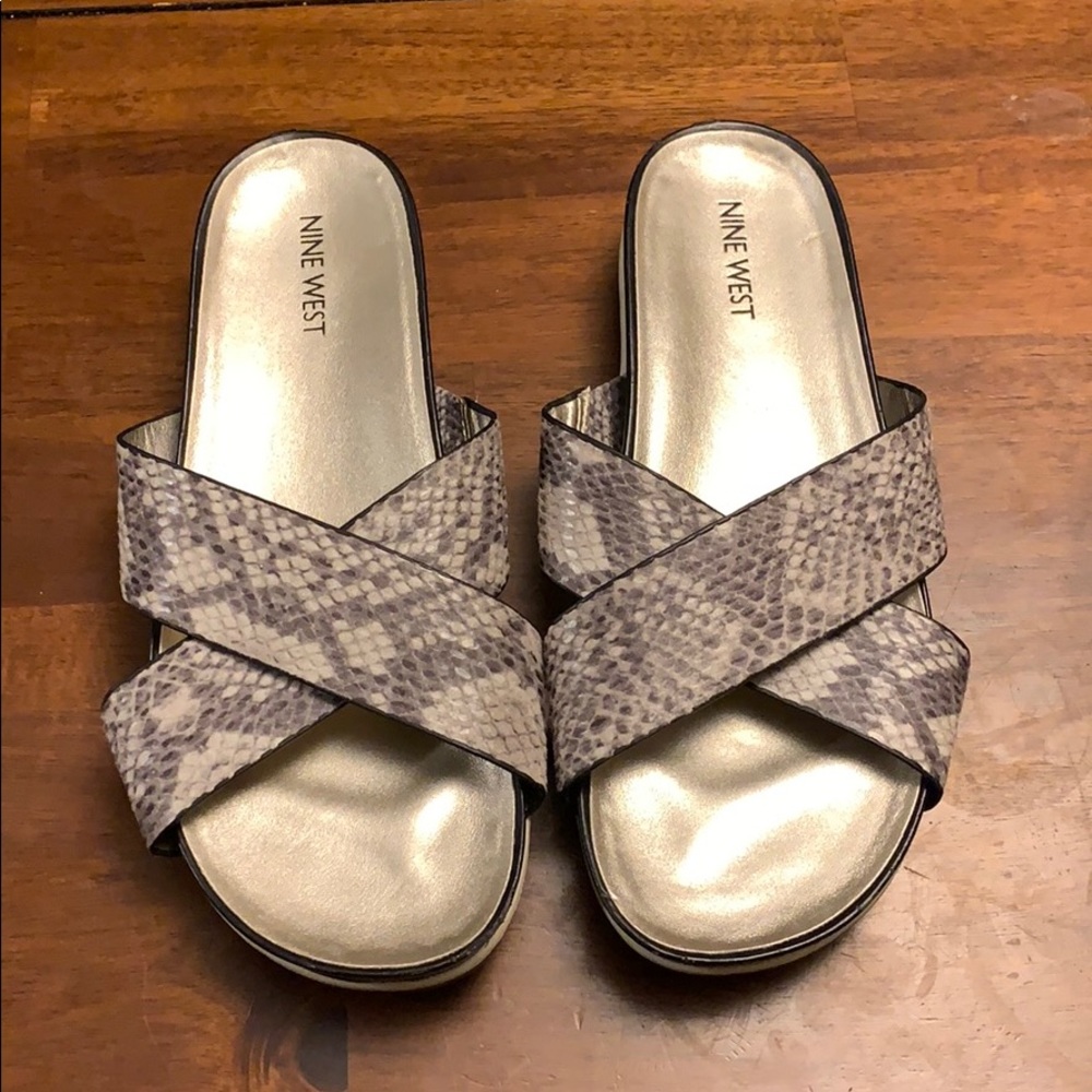 Nine West cross slides - Picture 1 of 2